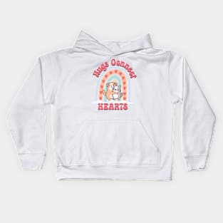 Hugs Connect Hearts Kids Hoodie